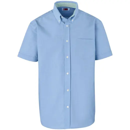Mens Short Sleeve Aspen Blue
